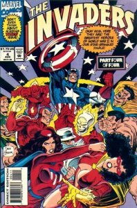 Invaders #4 Marvel Comics 08/93 (VFNM 9.0/Stock Photo)