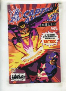 CAPTAIN AMERICA #30 (8.0) SIGNED BY DAVE JOHNSON! 2004