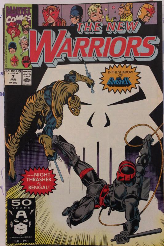 New Warriors 7 VG/FN