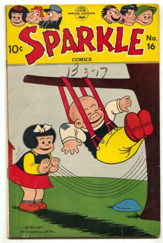 Sparkle Comics #16 1950- Nancy- Li'l Abner FN-