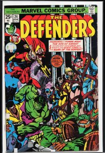 The Defenders #24 (1975) The Defenders