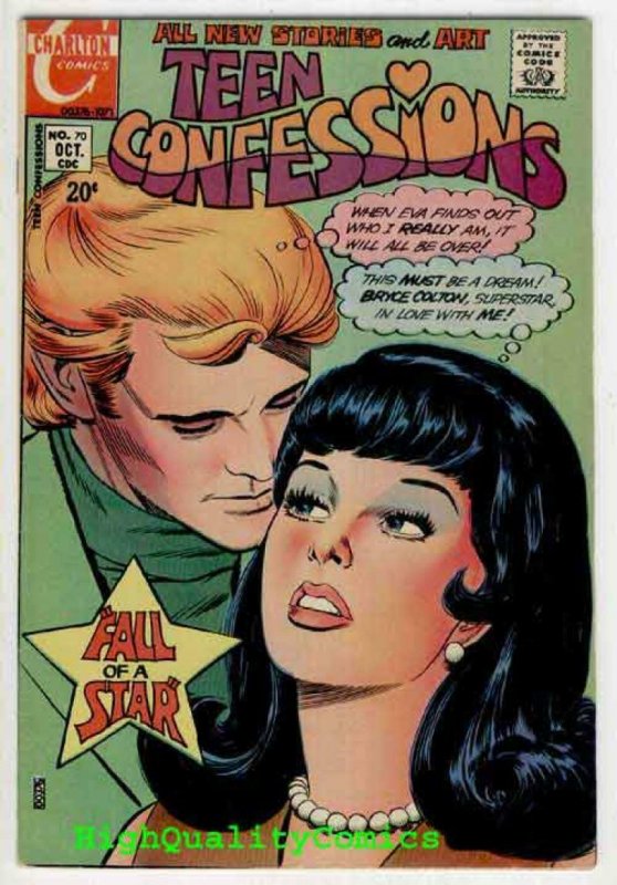 TEEN CONFESSIONS #70 & #72, Love, Imported Kisses, 1972, Dey