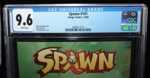 Spawn #141 (CGC 9.6) White Pages - 1st Cover App. of She-Spawn in US - 2004