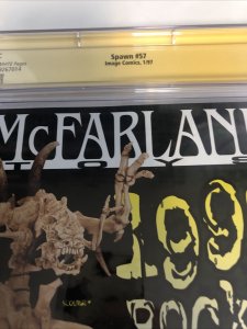 Spawn (1997) # 57 (CGC 9.6 SS) Signed Greg Capullo * Image Comics * Morrison