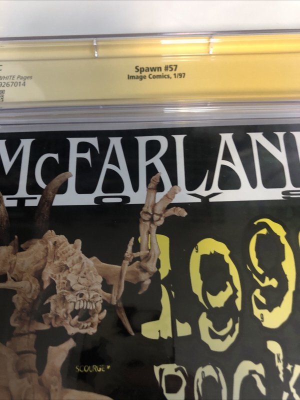 Spawn (1997) # 57 (CGC 9.6 SS) Signed Greg Capullo * Image Comics * Morrison