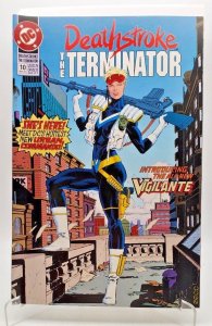 DEATHSTROKE THE TERMINATOR #10 (1992) LADY VIGILANTE *KEY* VF/NM