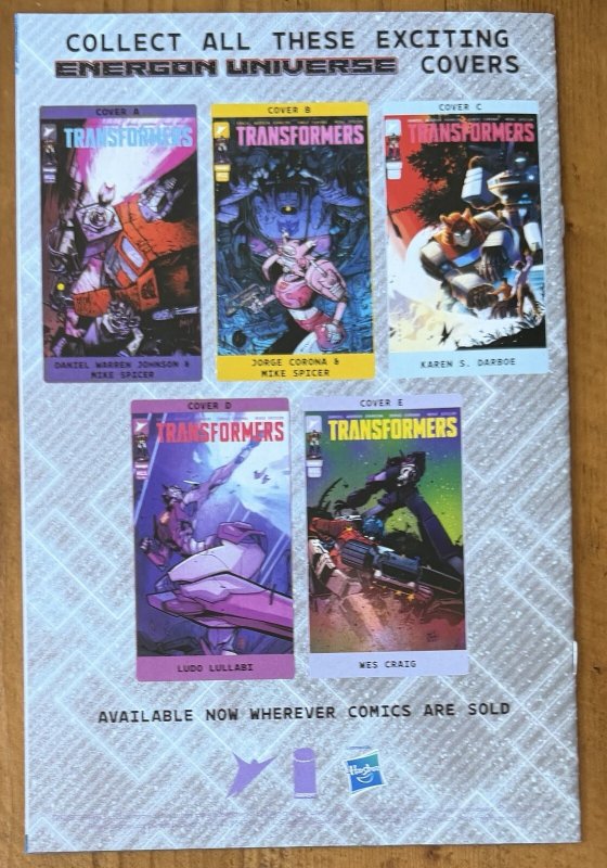 Transformers #11 Lullabi 1:25 Variant Image Comics 2024 NM