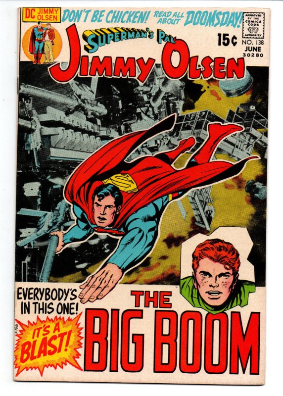 Superman's Pal Jimmy Olsen #138 - Jack Kirby - Newssboy - 1971 - VF+ 