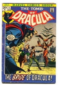 Tomb of Dracula #4 -Bride of Dracula-Marvel comic book