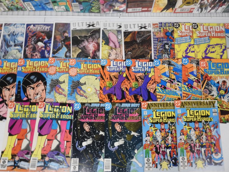 Huge Lot 140+ Comics W/ Super-Boy, Avengers, Batman, +More AVG VF-