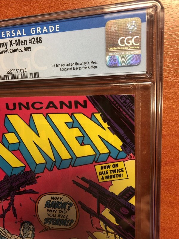 Uncanny X-Men  #248 (1989) CGC 9.6