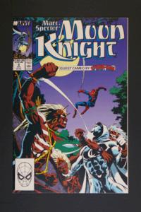 Moon Knight #2 July 1989 Spider-Man Appearance