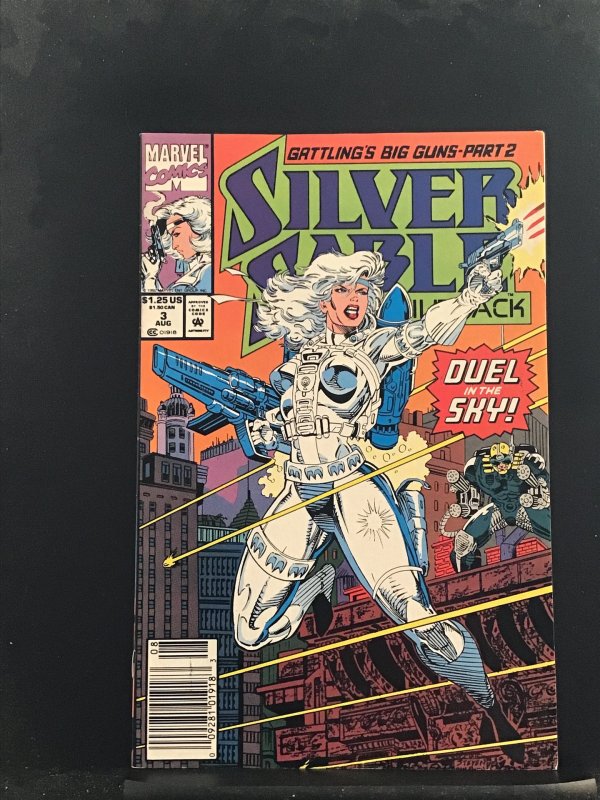 Silver Sable and the Wild Pack #3 Newsstand Edition (1992)