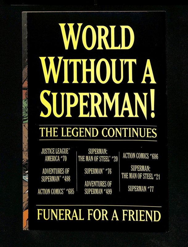 Superman (1987) #75 Death of Superman!