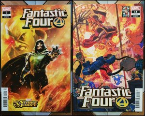 FANTASTIC FOUR #9, 11 NM (Marvel 2019) DR DOOM & GALACTUS + FRANKLIN & VALERIA