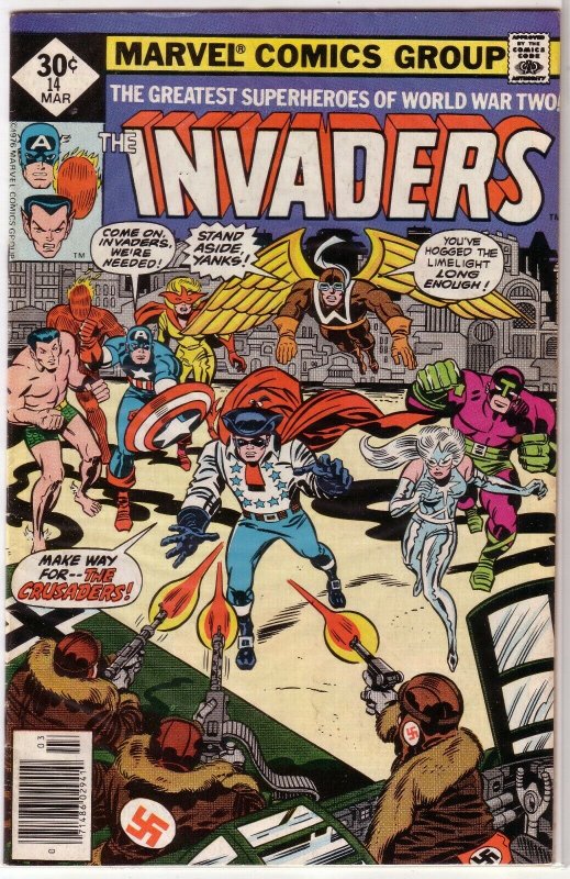 Invaders #6,8,9,14,20,21,33,37,40+ Captain America Torch Namor, comics lot of 55