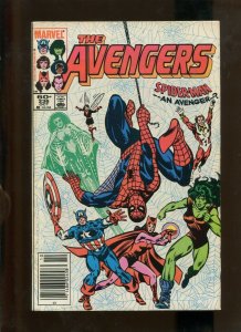 THE AVENGERS #236 (7.5) SPIDEY JOINS!! 1983