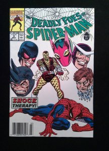 Deadly  Foes  of Spider-Man #3  MARVEL Comics 1991 VF NEWSSTAND