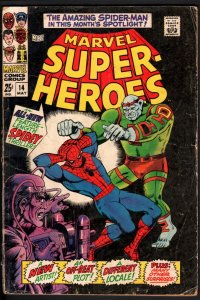 MARVEL SUPER-HEROES #4-SPIDER-MAN ISSUE-1967-MARVEL SILVER-AGE