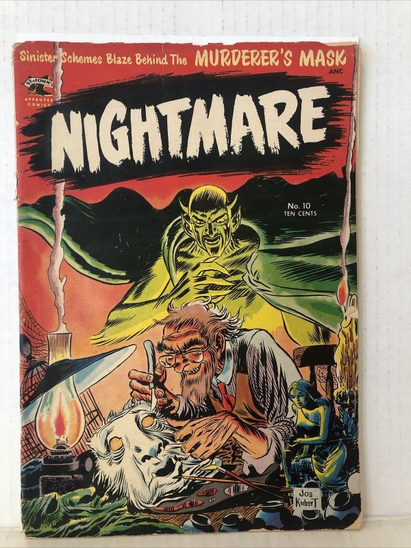 Nightmare #10 Kubert Cover