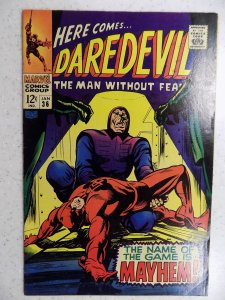 DAREDEVIL # 36 MARVEL SILVER FEAR ACTION ADVENTURE HI GRADE VF