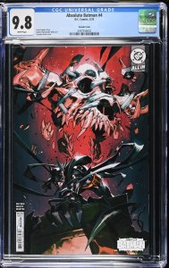 ABSOLUTE BATMAN #4 DC COMICS 2025 YASMINE PUTRI VARIANT CGC 9.8 NM 1ST PRINT