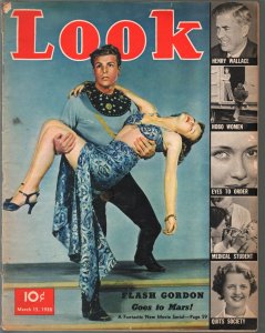 Look 3/15/1938-Flash Gordon-Buster Crabbe-Hobo women-action & glamour pix-VG