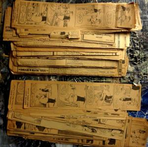 Gasoline Alley Comic Strips from 1925-26 - 278 Vintage Newspaper Cut-Outs 