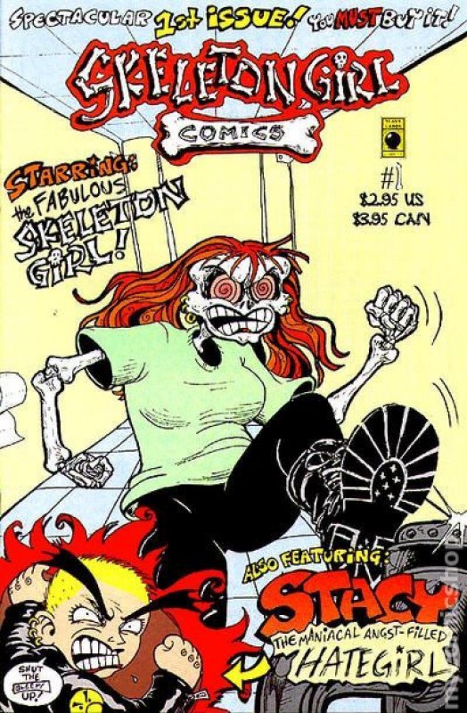 SKELETON GIRL #1, NM, Hate Girl, Dornaus, Slave Labor, 1995 more in store