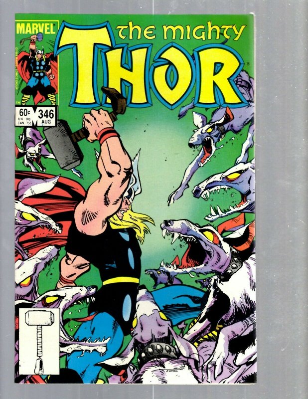 11 Thor Marvel Comic Books #310 335 340 341 342 343 345 346 347 348 349 GK39