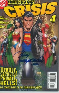 IDENTITY CRISIS #1 COVER A SIGNED BY RAGS MORALES 4/9/21 DC COMICS EB200