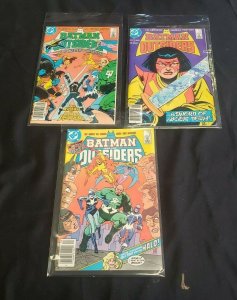 BATMAN AND THE OUTSIDERS 9PC (8.0) ISSUES #2-4,6-7, & 9-12,BITTER ORANGE 1983-84