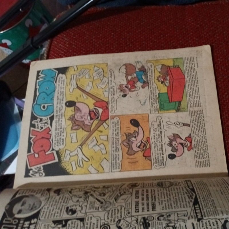 Fox and the Crow Comic Book #43 DC Comics 1957 silver age funny animal cartoon