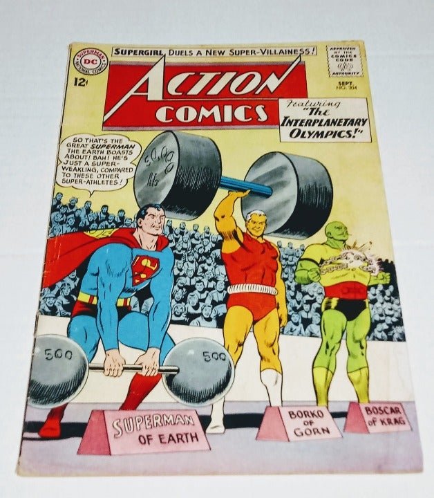 ACTION COMICS #304 (5.0) classic cover Silver Age DC Comics