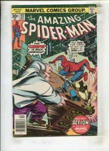 AMAZING SPIDER-MAN #163 (6.0) NEWSSTAND, KINGPIN!! 1976