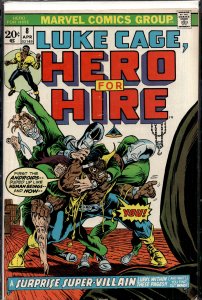 Hero for Hire #8 (1973) Luke Cage