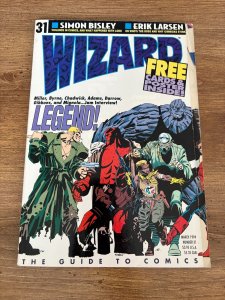 Wizard Magazine # 31 Guide To Comics Comic Book Mag Mike Mignola Hellboy 1 J273