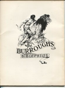 Burroughs Bulletin #39 1976-Girl From Farris's-Edgar Rice Burroughs-Frazett...