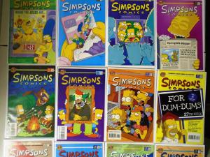 Hi-Grade Simpsons Lot 36 Different From:#1-49 8.0 VF (1993-2000)