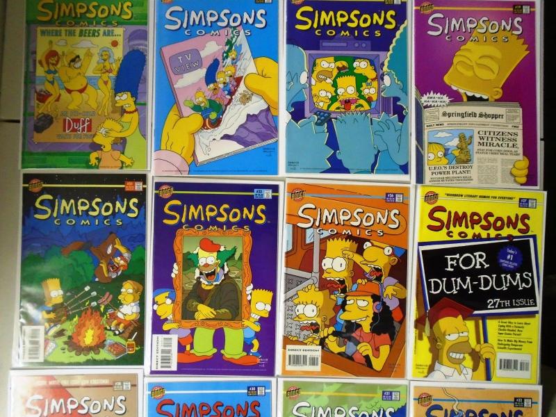 Hi-Grade Simpsons Lot 36 Different From:#1-49 8.0 VF (1993-2000)