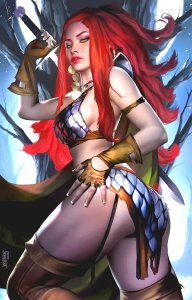 RED SONJA 2023 #8 Exclusive Key Cover JOSH BURNS Variant B LTD 500 Copies/Conan