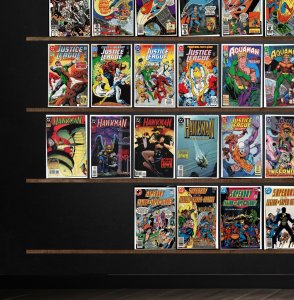 Huge Lot 150+ Comics with Hawkman, Hawkworld, Aquaman, Tarzan, Superboy & More!
