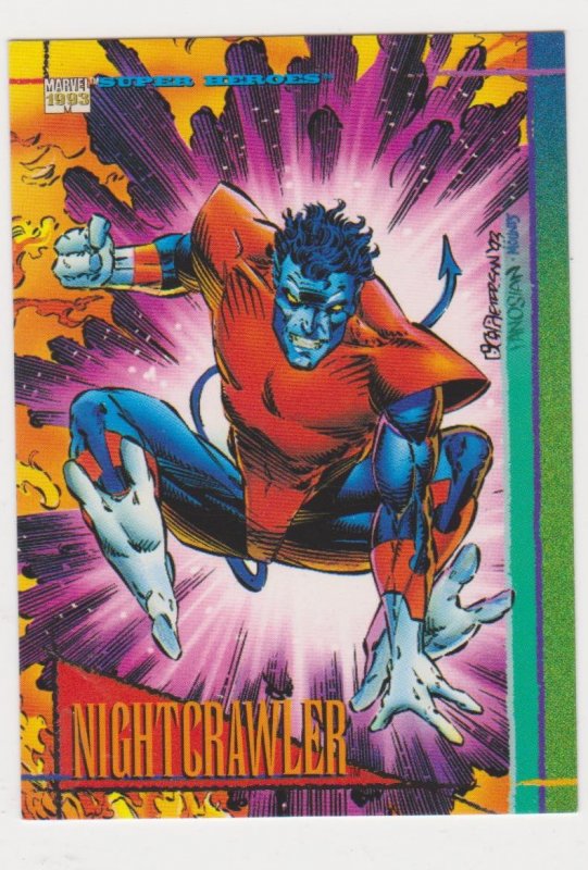 1993 Marvel Universe #42 Nightcrawler