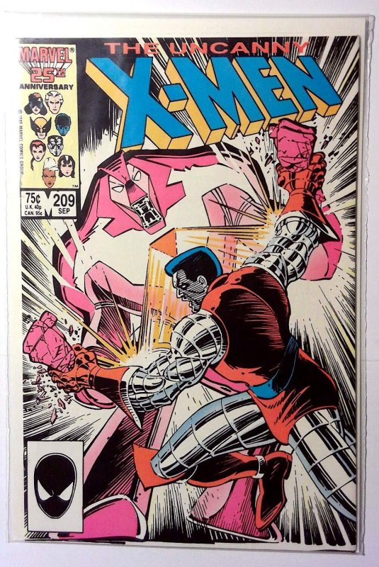 Uncanny X-Men #209 1986 Marvel Cyclops Wolverine Colossus Nightcrawler Comic