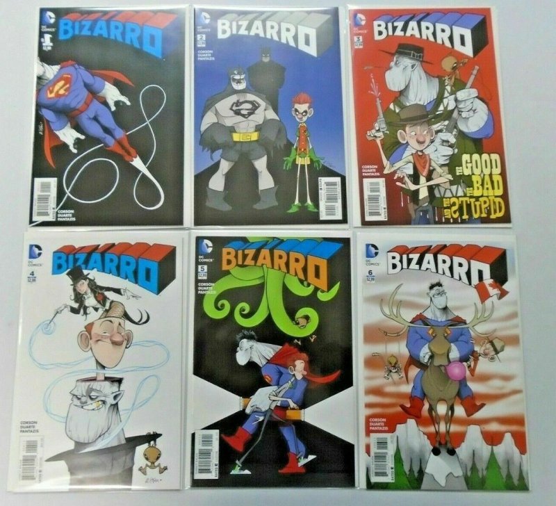 Bizarro set #1-6 average 8.5 VF+ (2015)