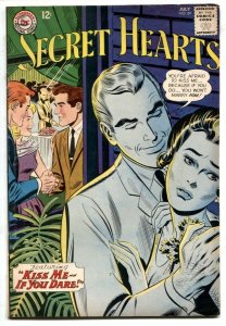 Secret Hearts #89 1963- ROMANCE- Kiss Me If you Dare FN-