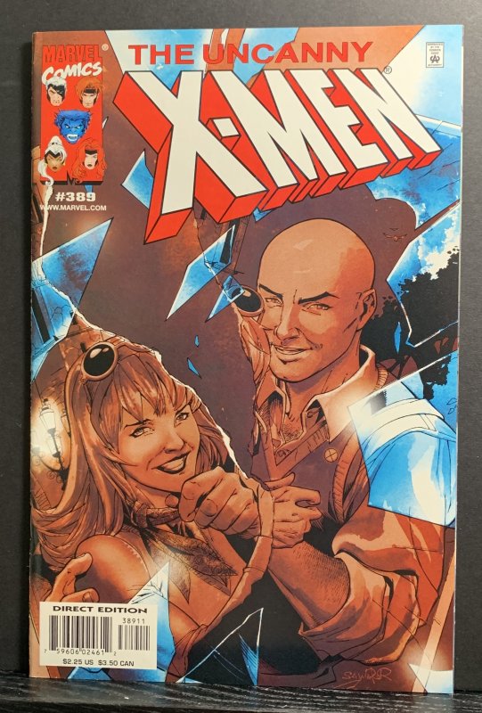 The Uncanny X-Men #389 (2001) Salvador Larroca Professor X Cover