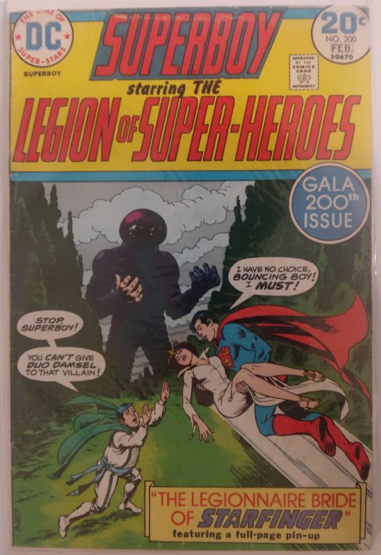 Superboy (1949) #198-203 full run 199 200 201 202 Legion of Super-Heroes