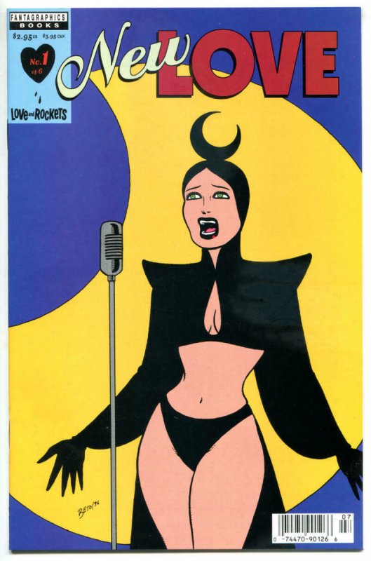 NEW LOVE #1 2, NM-, 1996, 1st, Love and Rockets, Gilbert Hernandez, Beto,1-2 set