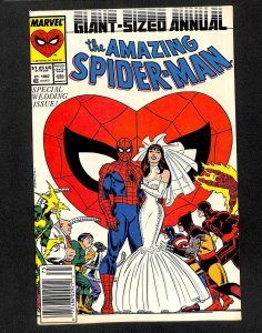 Amazing Spider-Man Annual #21 FN+ 6.5 Newsstand Variant